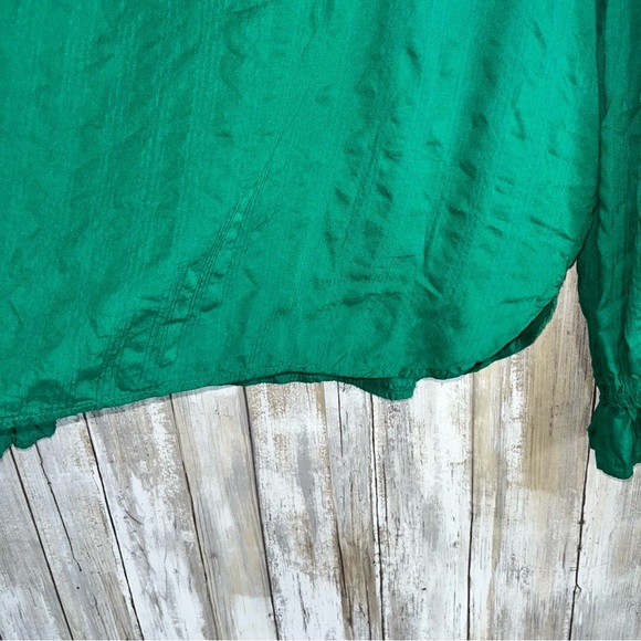 Loft Kelly Green Popover Blouse - Picture 4 of 5